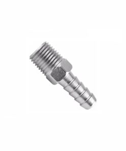 Espigão fixo (macho) rosca 3/8" npt para mangueira 1/2"