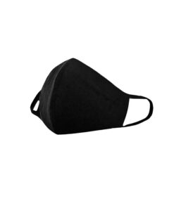 Máscara de Proteção Facial em Tecido Duplo - Preta