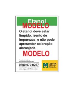 Placa Adesiva - Etanol